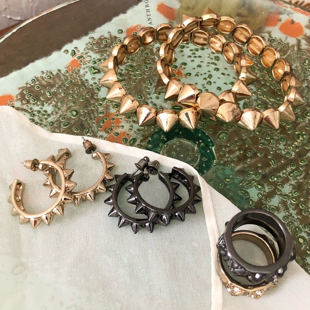 Chic spiked accessories